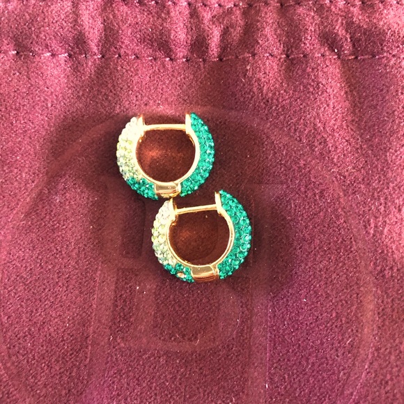 Hillberg and Berk Jewelry - Reversible Sparkle Hoop Earrings
